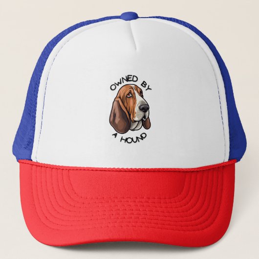 Eigendom van iemand Basset Hound Trucker Pet (Voorkant)