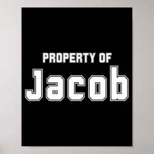 Eigendom van Jacob Grappige Bachelorette Cadeaus V Poster