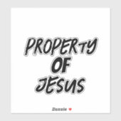 'Eigendom van Jezus' Inspirerend Christelijk Gesch Sticker (Vel)