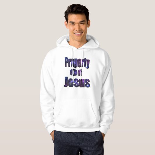 eigendom van Jezus, religieuze Logo, Hoodie (Voorkant volledig)