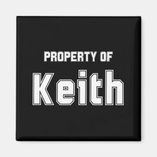Eigendom van Keith Funny Bachelorette Cadeaus voor Magneet