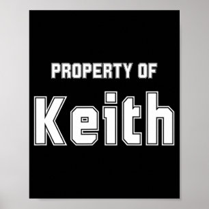 Eigendom van Keith Grappige Bachelorette Cadeaus V Poster