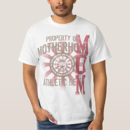 Eigendom van Motherhood Athletic dept. Moeder T-sh T-shirt