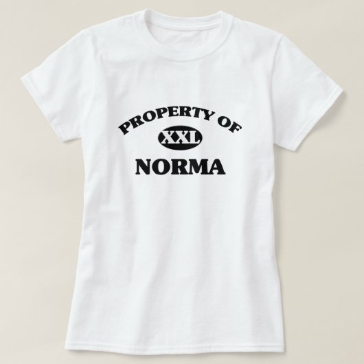 Eigendom van NORMA T-shirt (Design voorkant)