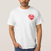 Eigendom van Sandra Grappige Valentijnse  T-shirt (Voorkant)