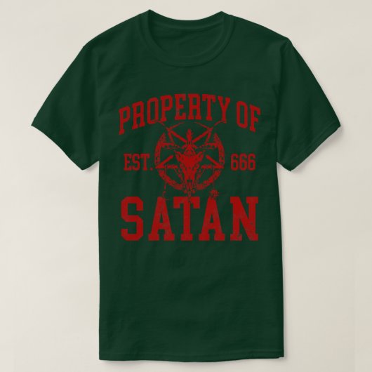 Eigendom van Satan T-shirt (Design voorkant)