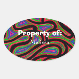  eigendom van stickers