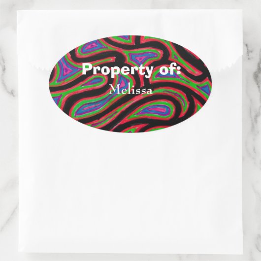  eigendom van stickers (Tas)