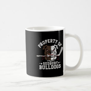 Eigendom van Sudbury Bulldog Grappige Hockey Hond Koffiemok