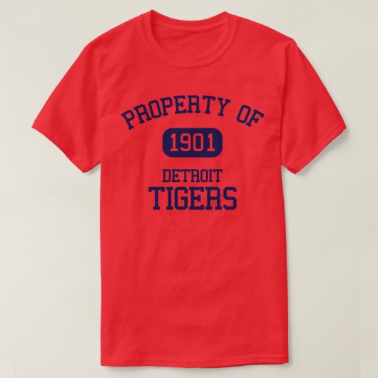Eigendom van tijgers t-shirt (Design voorkant)