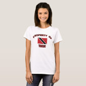 eigendom van trinidad t-shirt (Voorkant volledig)