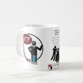 Eigendom van uw bedrijf: Waarheid in Adverteren Koffiemok (Voorkant links)