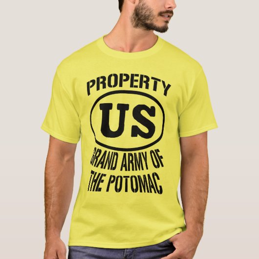 Eigendommen Grand Army Potomac T-shirt (Voorkant)