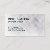 Eigendommen Huizen | Modern Huis Visitekaartje (Achterkant)