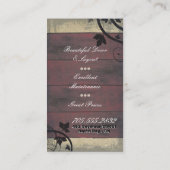 Eigendomsbeheer Visitekaartje  streepjesbord (Achterkant)