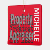 Eigendomsbeoordelaar Extraordinaire CUSTOM Keramisch Ornament (Links)