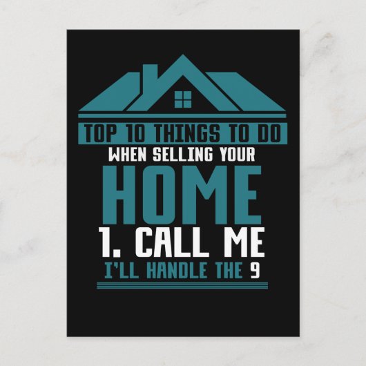 Eigendomsinvenator Best Real Estate Agent Briefkaart (Voorkant)