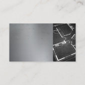 EigendomsLogo | Blauw afdrukken | Carpentry Visitekaartje (Achterkant)