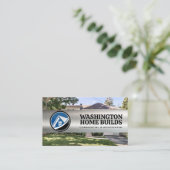 EigendomsLogo | Residentiële achtergrond Visitekaartje (Staand voorkant)