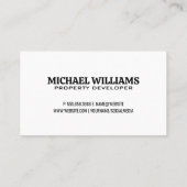 EigendomsLogo | Residentiële achtergrond Visitekaartje (Achterkant)