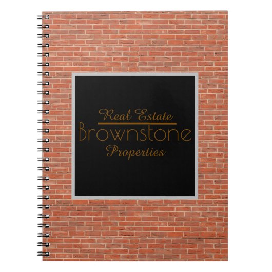 Eigendomsnotitieboek | Brownstone Notitieboek (Voorkant)