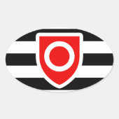 EIGENDOMSPRIJS OVALE STICKER (Voorkant)