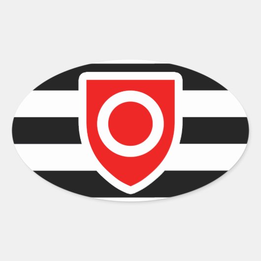 EIGENDOMSPRIJS OVALE STICKER (Voorkant)