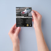 Eigendomsschade - boomchirurg - boomkweker flyer (Hand)