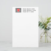 EIGENDOMSWAARDE Vlag Briefpapier (Staand voorkant)
