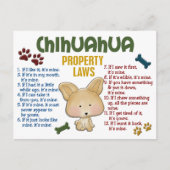 Eigendomswetten 4 briefkaart (Voorkant)