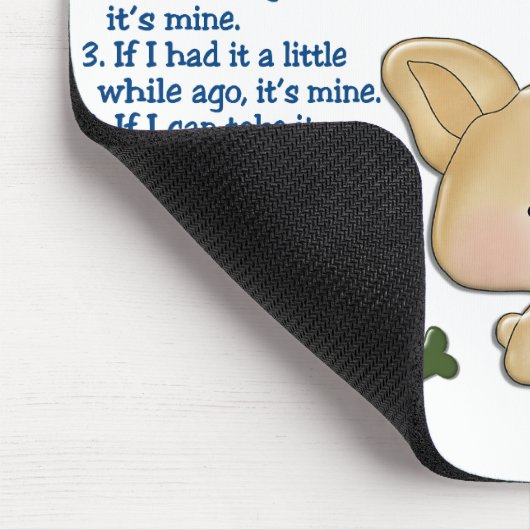 Eigendomswetten 4 muismat (Hoek)