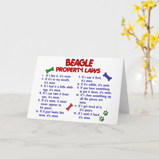 Eigendomswetten BEAGLE 2 Kaart (Gele Bloem)