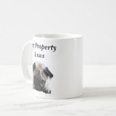 Eigendomswetten van SweetPea Pugs Mok (Voorkant links)