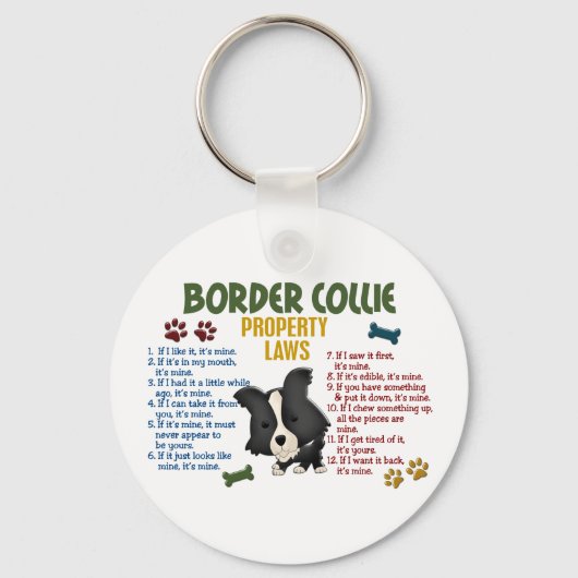 Eigendomswetten voor het grensbeheer 4 sleutelhanger (Voorkant)