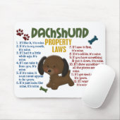 Eigendomwetten Dachshund 4 Muismat (Met muis)