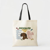 Eigendomwetten Dachshund 4 Tote Bag (Voorkant)