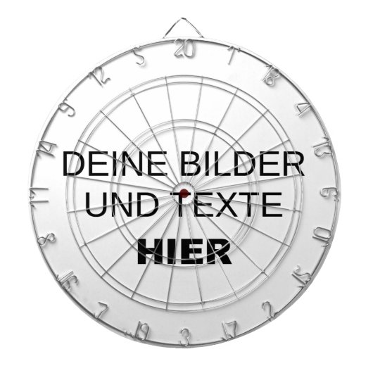 Eigenes Dartboard gestalten Dartbord (Voorkant)