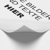 Eigenes Geschenkpapier gestalten - eigenes Design Cadeaupapier (Hoek)