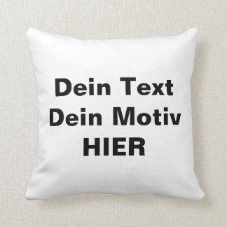 Eigenes Kissen gestalten Kussen