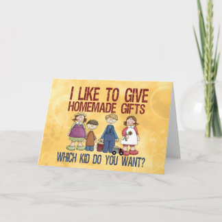 Eigengemaakte Giften Kaart