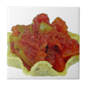 Eigengemaakte Salsa Tegeltje