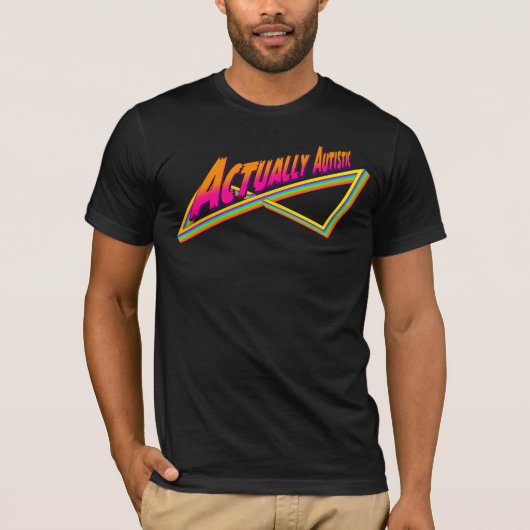 Eigenlijk Autistic 80s vibe T-shirt (Voorkant)