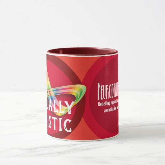 Eigenlijk Autistieke Mok van de Rainbow Infinity C (Midden)