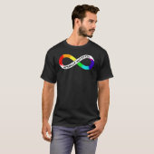 Eigenlijk Autistische regenboogfineiniteit Neurodi T-shirt (Voorkant volledig)