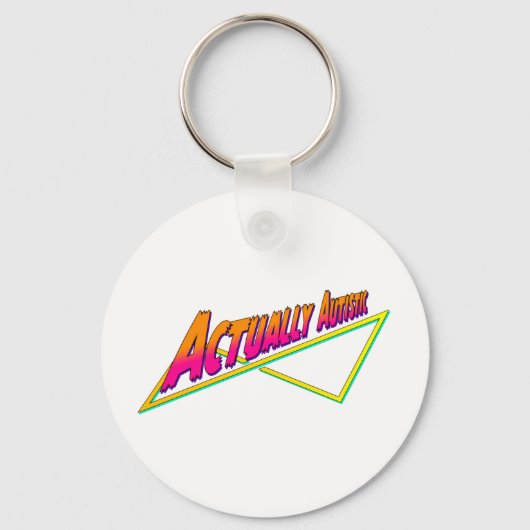 Eigenlijk autistische sleutelhanger (Voorkant)
