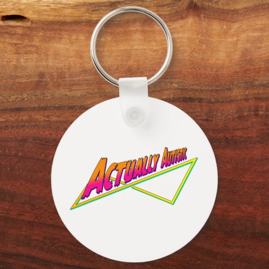 Eigenlijk autistische sleutelhanger (Voorkant)