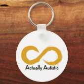 Eigenlijk autistische Sleutelhanger (Voorkant)