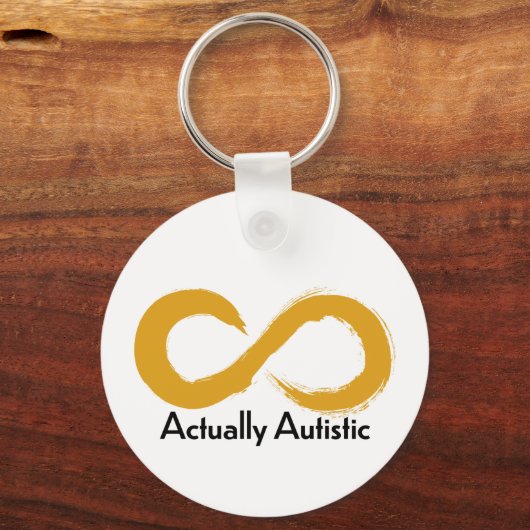 Eigenlijk autistische Sleutelhanger (Voorkant)
