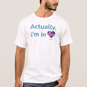 Eigenlijk ben ik in IJsland T-shirt
