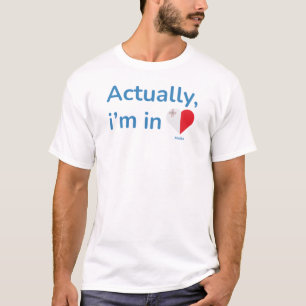 Eigenlijk ben ik op Malta T-shirt